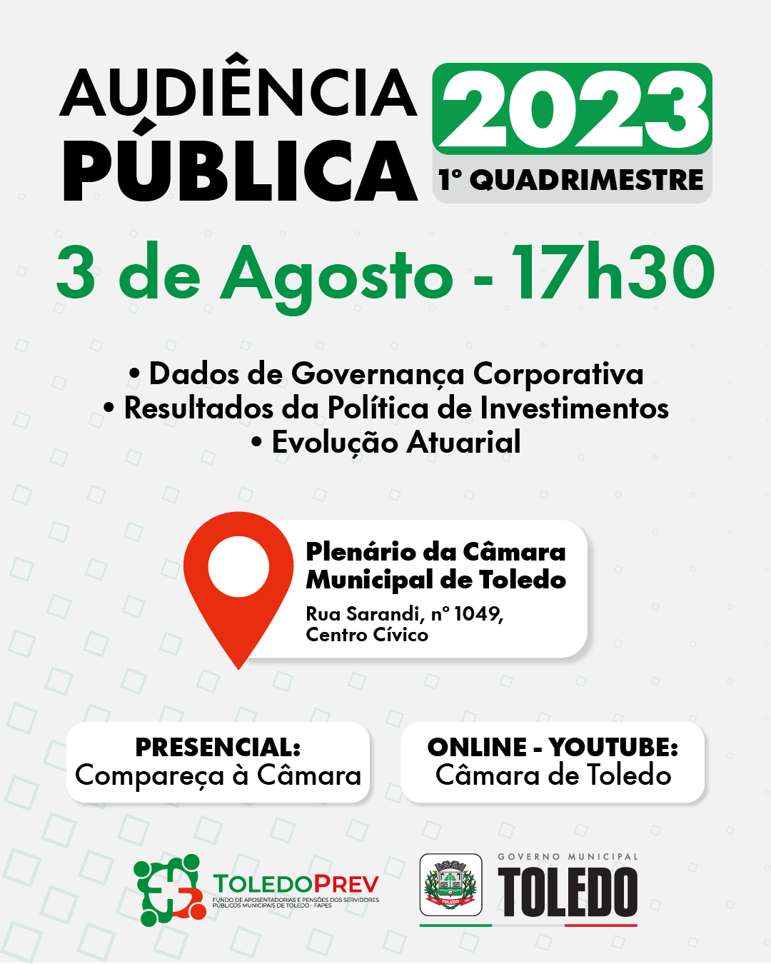 Audiência 1º Quadrimestre