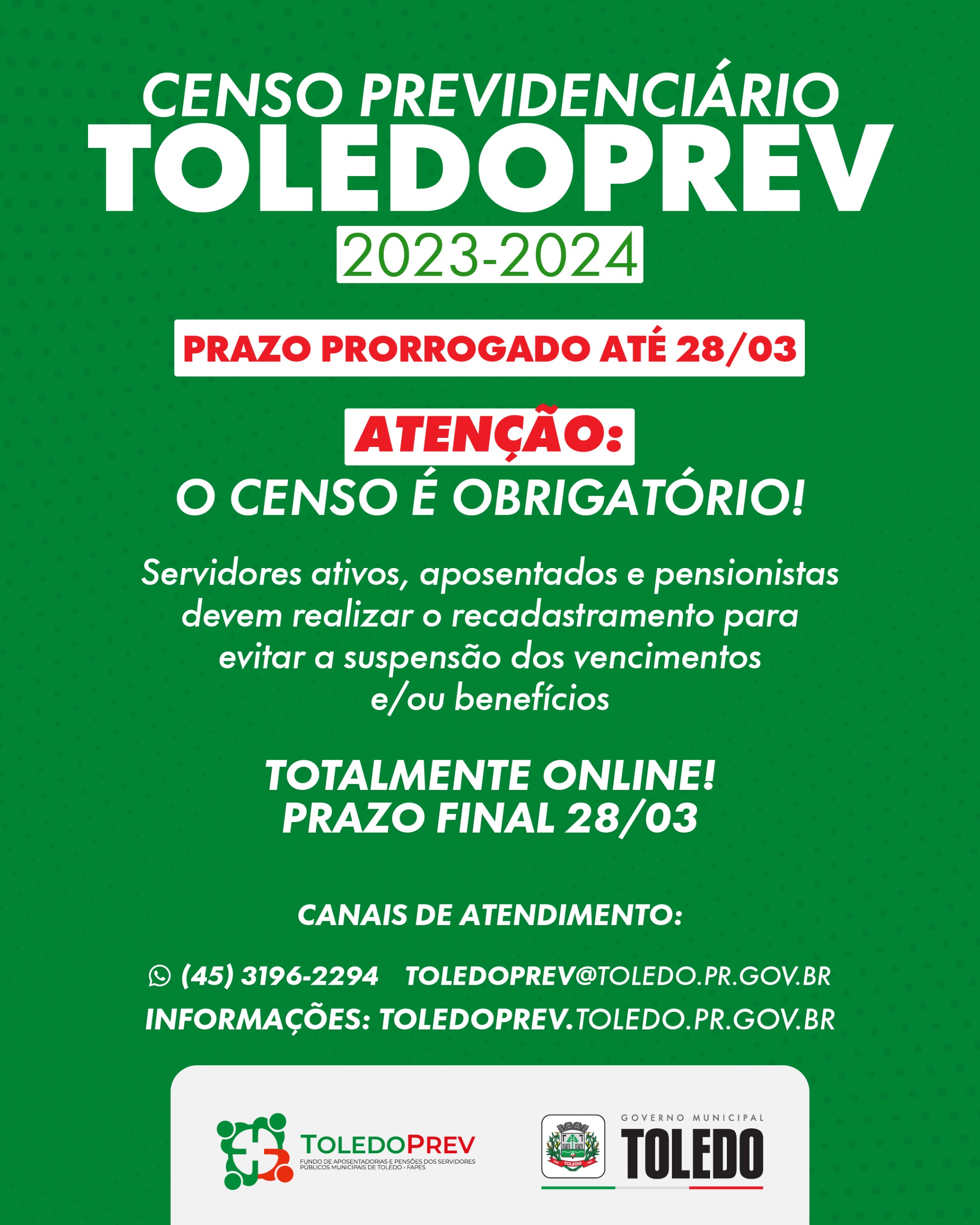 Censo Previdenciário 2023/2024